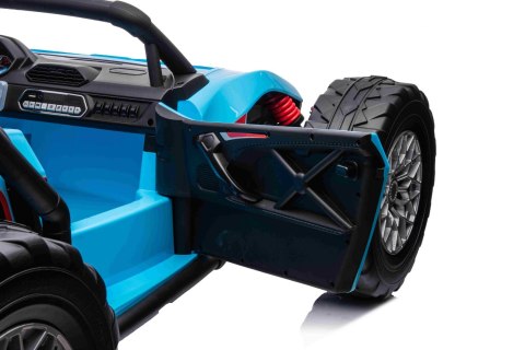 Auto Buggy Racing 5 na akumulator dla dzieci Niebieski + Silniki 2x200W + Pilot + Audio LED + Wolny Start