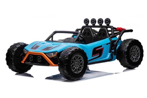 Auto Buggy Racing 5 na akumulator dla dzieci Niebieski + Silniki 2x200W + Pilot + Audio LED + Wolny Start