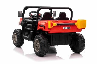 Auto Pick-Up Speed 900 dla dzieci Czerwony + Napęd 4x4 + Ruchomy kiper + Bagażnik + Pilot + Łopatka + Audio LED
