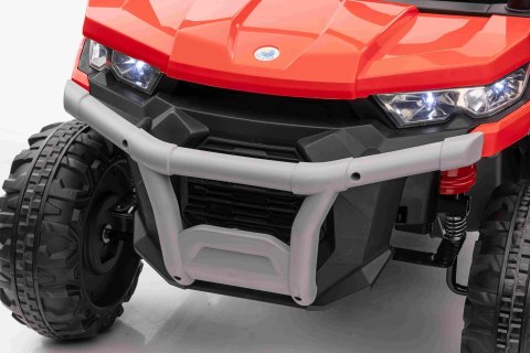 Auto Pick-Up Speed 900 dla dzieci Czerwony + Napęd 4x4 + Ruchomy kiper + Bagażnik + Pilot + Łopatka + Audio LED