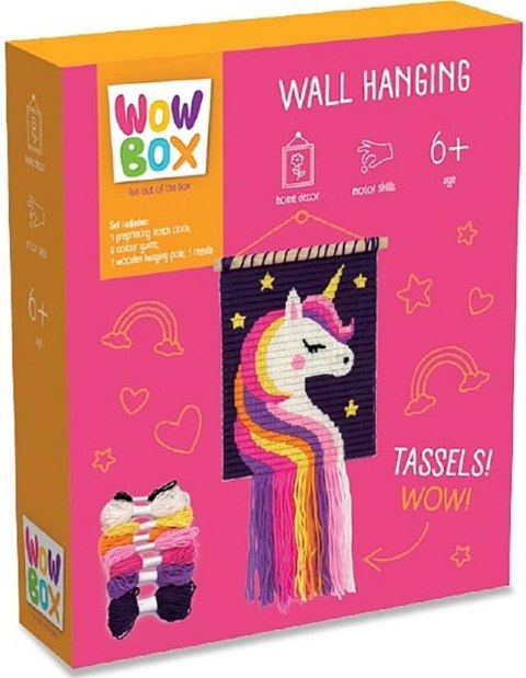 Wow Box. Zestaw makrama Jednorożec Wow Box. Zestaw makrama Jednorożec