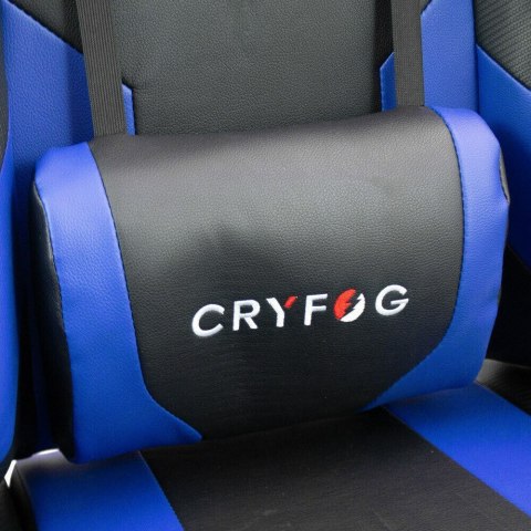 Fotel Krzesło gamingowe do grania/biurka CRYFOG z poduszkami obrotowe
