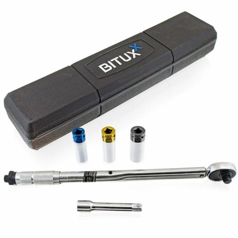 Klucz Dynamometryczny Udarowy 1/2" z Nasadami 28-210 Nm Nasadki Klucz Dynamometryczny Udarowy 1/2" z Nasadami 28-210 Nm Nasadki