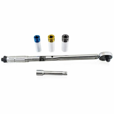 Klucz Dynamometryczny Udarowy 1/2" z Nasadami 28-210 Nm Nasadki Klucz Dynamometryczny Udarowy 1/2" z Nasadami 28-210 Nm Nasadki