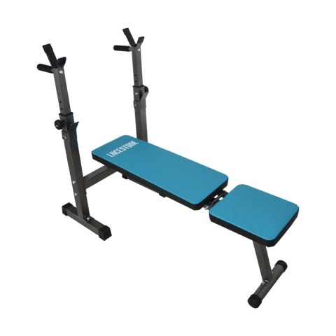 LACESTONE Ławka treningowa płaska regulowana pochylona trening Fitness