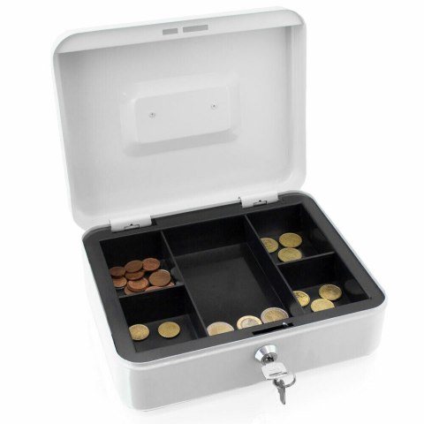 Lśniąca kasetka metalowa lakierowana do tranpsortu gotówki 25cm uniwersalna Lśniąca kasetka metalowa lakierowana do tranpsortu gotówki 25cm uniwersalna