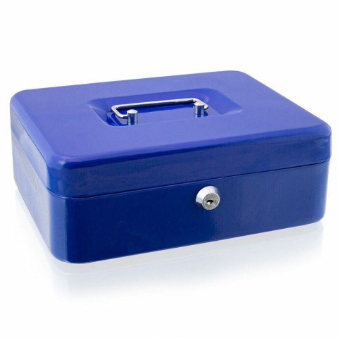 Niebieska oryginalna Kaseta Kasetka do przechowywania pieniędzy transportu gotówki 25cm Niebieska oryginalna Kaseta Kasetka do przechowywania pieniędzy transportu gotówki 25cm