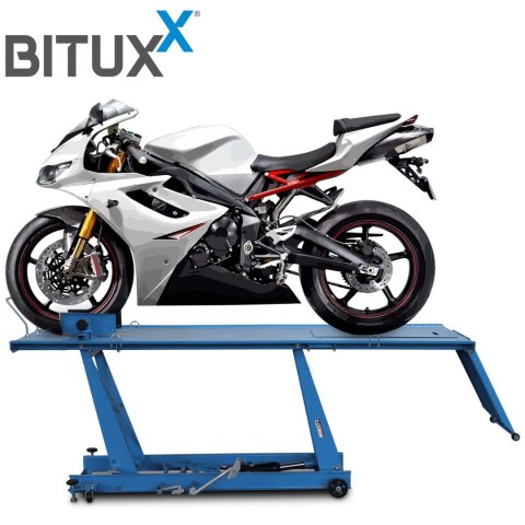Podnośnik nożycowy motocyklowy Hydrauliczny z pompką nożną 464 kg Bitux Podnośnik nożycowy motocyklowy Hydrauliczny z pompką nożną 464 kg Bitux