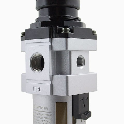 Reduktor filtr do sprężonego powietrza z manomentrem 1/4" Mocny Zestaw Reduktor filtr do sprężonego powietrza z manomentrem 1/4" Mocny Zestaw