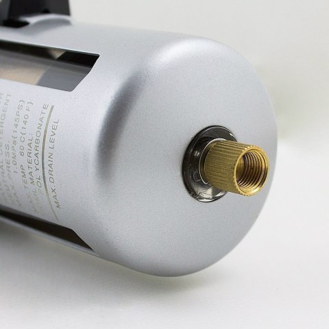 Reduktor filtr do sprężonego powietrza z manomentrem 1/4" Mocny Zestaw Reduktor filtr do sprężonego powietrza z manomentrem 1/4" Mocny Zestaw