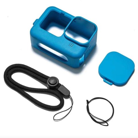 Silikonowe niebieskie etui na kamerke Gopro Silikonowe niebieskie etui na kamerke Gopro