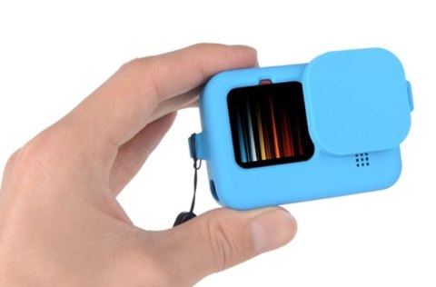 Silikonowe niebieskie etui na kamerke Gopro Silikonowe niebieskie etui na kamerke Gopro