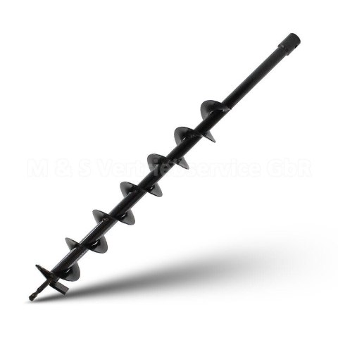 Wiertło ślimakowe 80cm Bituxx do wiertnicy glebowej 80mm średnicy Wiertło ślimakowe 80cm Bituxx do wiertnicy glebowej 80mm średnicy