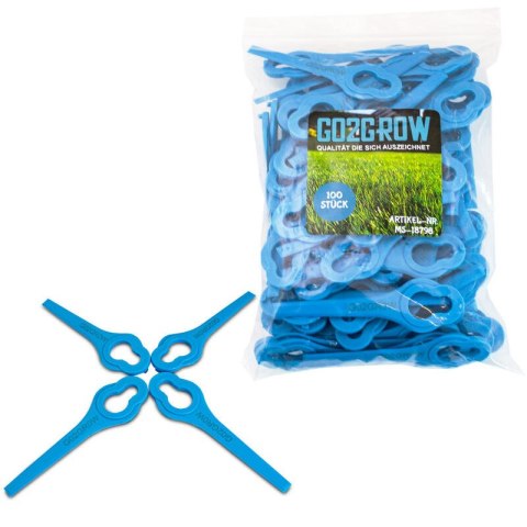 Zestaw plastikowych noży ostrzy przycinarka do trawy krzewów podkaszarki kosiarki Zestaw plastikowych noży ostrzy przycinarka do trawy krzewów podkaszarki kosiarki
