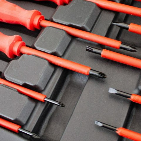 Zestaw wkrętaków BITUXX 11-częściowy wkrętak izolowany magnetyczny stal CrV Zestaw wkrętaków BITUXX 11-częściowy wkrętak izolowany magnetyczny stal CrV