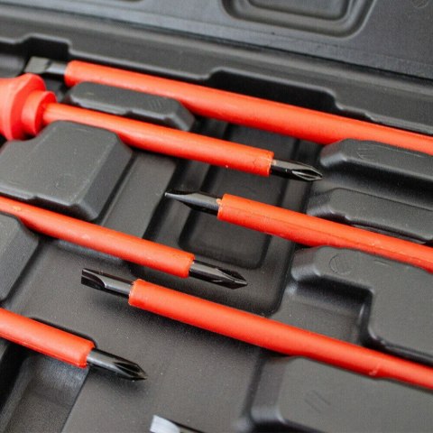 Zestaw wkrętaków BITUXX 11-częściowy wkrętak izolowany magnetyczny stal CrV Zestaw wkrętaków BITUXX 11-częściowy wkrętak izolowany magnetyczny stal CrV