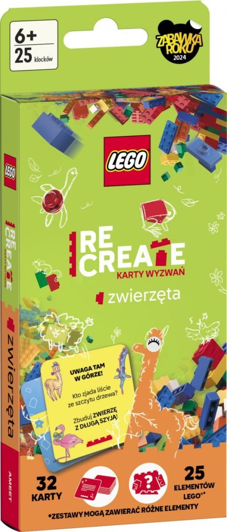 Lego Recreate. Karty Wyzwań. Zwierzęta Lego Recreate. Karty Wyzwań. Zwierzęta