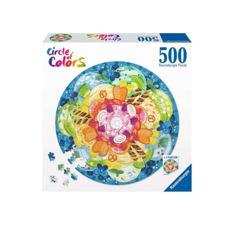 Puzzle 500 Paleta kolorów: lody Puzzle 500 Paleta kolorów: lody