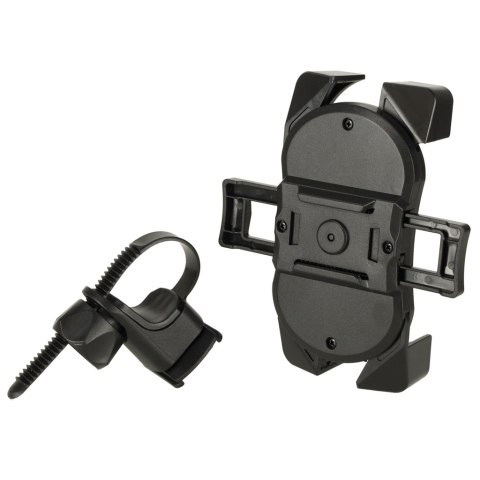 UCHWYT ROWEROWY MOTOCYKLOWY NA TELEFON CZARNY STABILNY