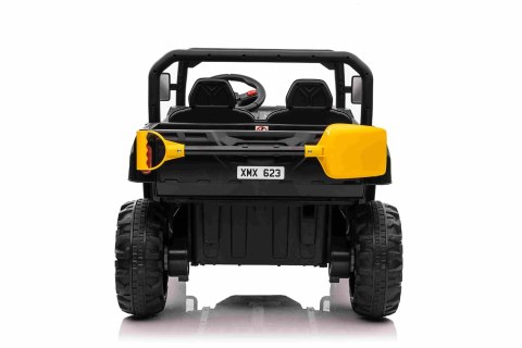 Auto Pick-Up Speed 900 dla dzieci Czarny + Napęd 4x4 + Ruchomy kiper + Bagażnik + Pilot + Łopatka + Audio LED