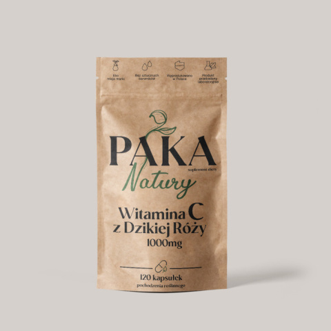 Witamina C z Dzikiej Róży 1000mg 120 kaps. Witamina C z Dzikiej Róży 1000mg 120 kaps.