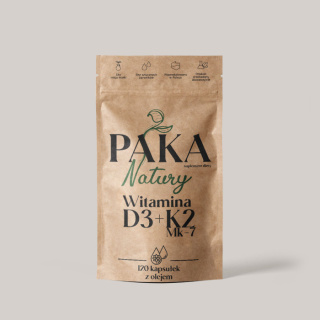 Witamina D3+K2 mk7 120 kapsułek miękkich