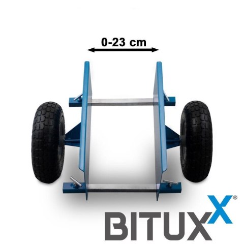 Wózek do transportu Bituxx płyt budowlanych typu GK OSB MDF udźwig do 275kg Wózek do transportu Bituxx płyt budowlanych typu GK OSB MDF udźwig do 275kg