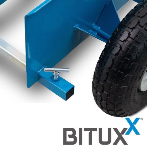 Wózek do transportu Bituxx płyt budowlanych typu GK OSB MDF udźwig do 275kg Wózek do transportu Bituxx płyt budowlanych typu GK OSB MDF udźwig do 275kg