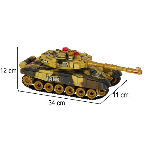 CZOŁGI ZDALNIE STEROWANE NA PILOTA RC WAR TANK 9993 2,4GHZ ZESTAW 2 SZTUK