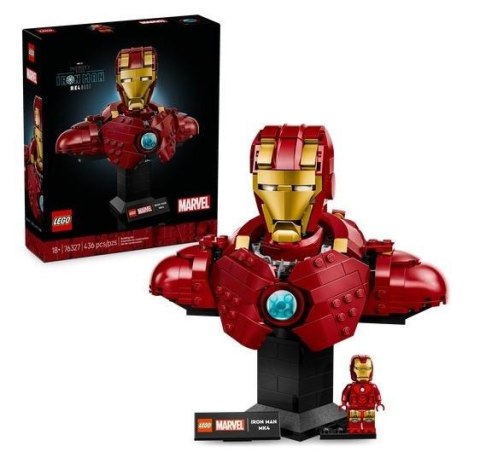 LEGO(R) SUPER HEROES 76327 Popiersie Iron Mana MK4 LEGO(R) SUPER HEROES 76327 Popiersie Iron Mana MK4