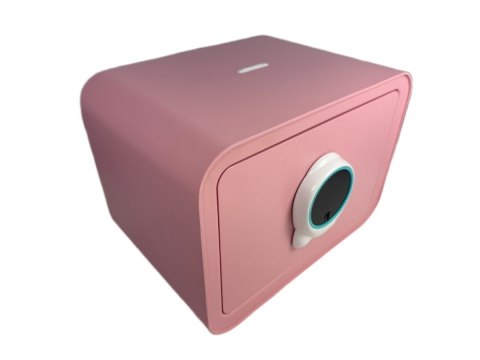 Różowy sejf biurowy domowy na kod i klucz elektroniczny skarbonka Różowy sejf biurowy domowy na kod i klucz elektroniczny skarbonka