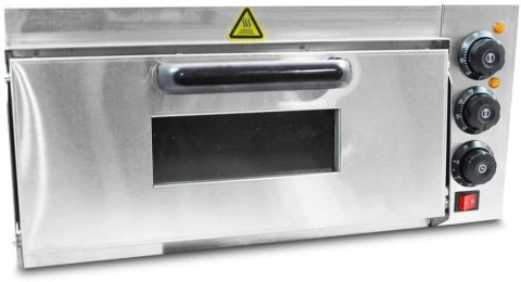 Piec do pizzy barowy 2000W z kamienną płytą bagietki/zapiekanki 350 stopni