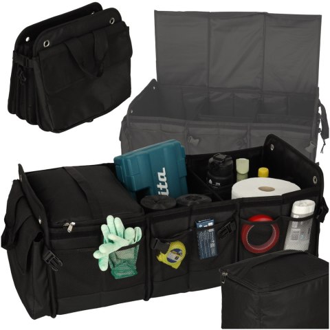 Organizer do bagażnika kufer do samochodu z chłodzeniem i XXL 37x75x32cm