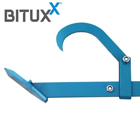 Chwytak ręczny BITUXX do drewna hak do obracania pni uniwersalny niebieski 120cm