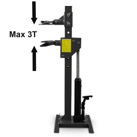 Hydrauliczny ściskacz sprężyn napinacz amortyzatorów 3T solidny Czarny napinacz