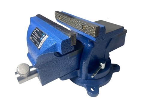 Imadło Ślusarskie Stołowe z żeliwa szczęki BITUXX 125mm Obrotowe 360 stopni