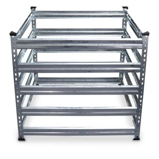 Kompostownik metalowy 90x90 cm - trwały stalowy pojemnik na kompost