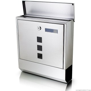 Naścienna Skrzynka na listy pocztowa na gazety pocztę metaliczna