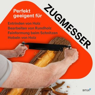 Piła do drewna, piła do cięcia wzdłużnego, strug, dłuto, skrobak proste 13'' Bituxx