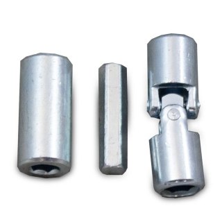 Podnośnik nożycowy BITUXX 2,5T płaska platforma 11-48cm na korbę ręczną CZERWONY