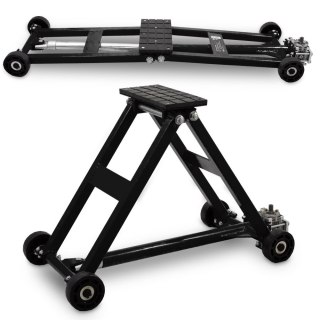 Podnośnik nożycowy BITUXX 2,5T płaska platforma 11-48cm na korbę ręczną