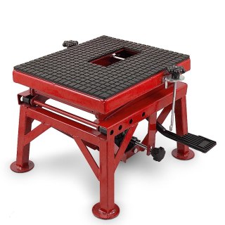 Podnośnik nożycowy Hydrauliczny mobilny Stalowy 135KG do motocykla