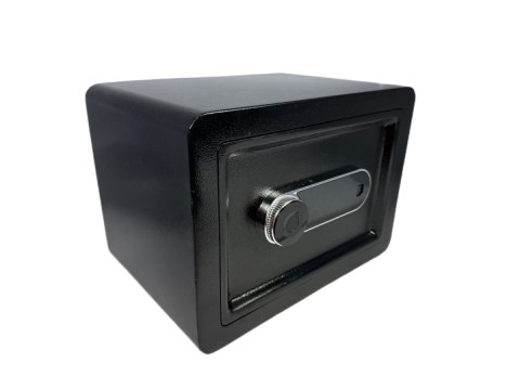 Sejf biurowy z dotykowym panelem na kod szyfr elektroniczny czarny