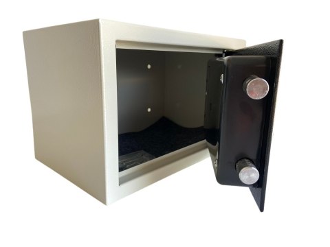 Sejf domowy biurowy na zamek elektroniczny hotelowy kasa 2 klucze w zestawie