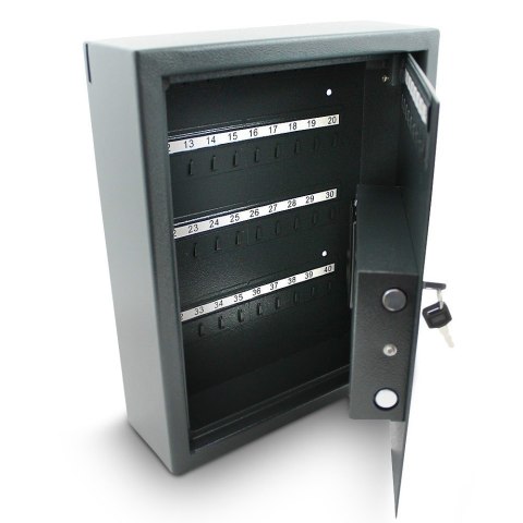 Sejf na klucze z zamkiem elektronicznym Grafitowa skrytka na pin naścienna