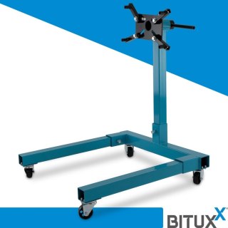 Stojak do Montażu Silnika / skrzyni 570kg Uchwyt na silnik Mobilny na kołach Obrotowy