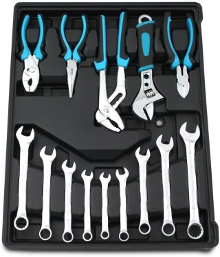 Walizka narzędziowa na kółkach zestaw narzędzi Bituxx 1200 elementów mobilna walizka