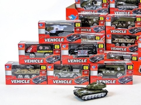 Auto metalowe 1:64 MIX