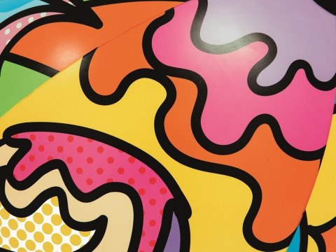 Bestway Dmuchana piłka plażowa KOLOROWA duża aż 91cm 31044