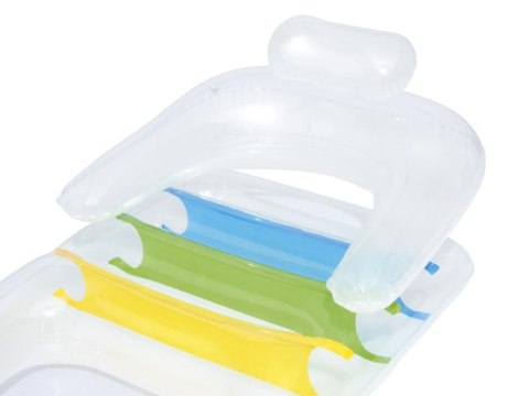 Bestway Dmuchany fotel Leżak Materac do wody z oparciem 165cm 90 kg 43011